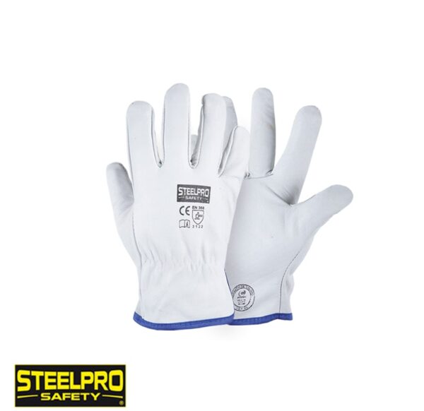 GUANTES DE BADANA STEELPRO