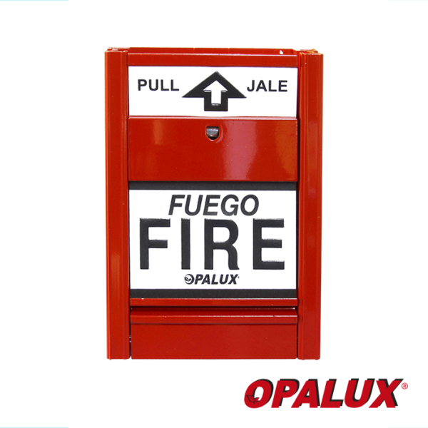 ESTACION MANUAL DE ALARMA CONTRA INCENDIO PUL-2A OPALUX