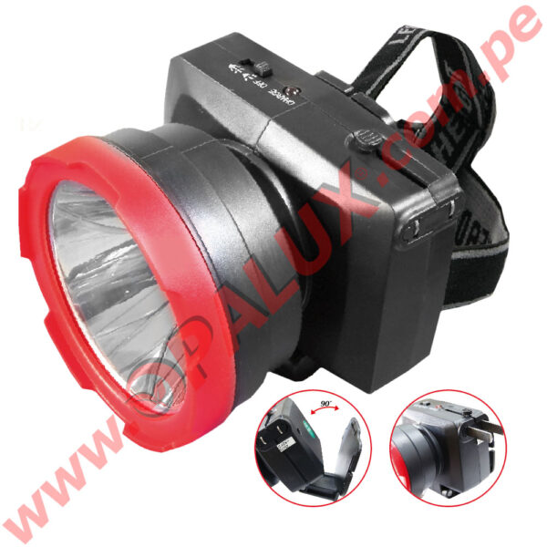 LINTERNA FRONTAL RECARGABLE 5W OP-5052 OPALUX